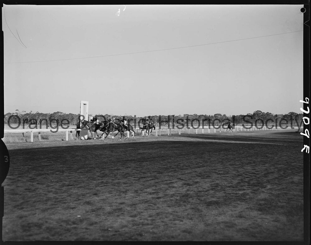 Orange race finishes