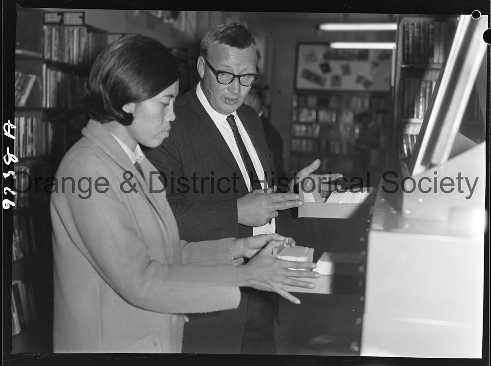 Orange City Library visitor