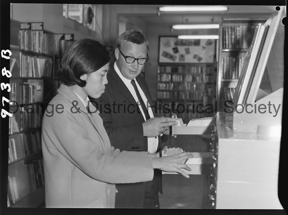 Orange City Library visitor