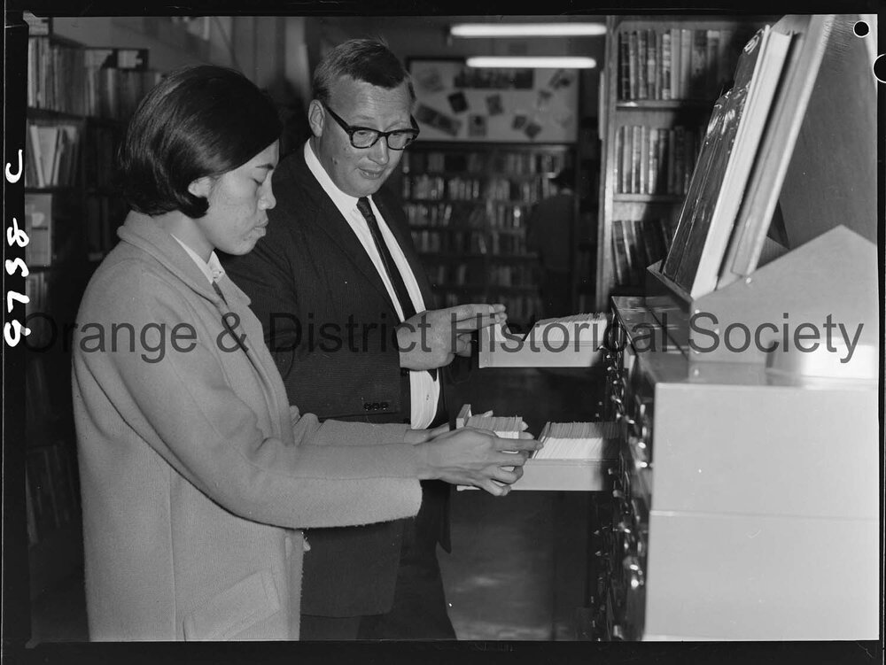 Orange City Library visitor