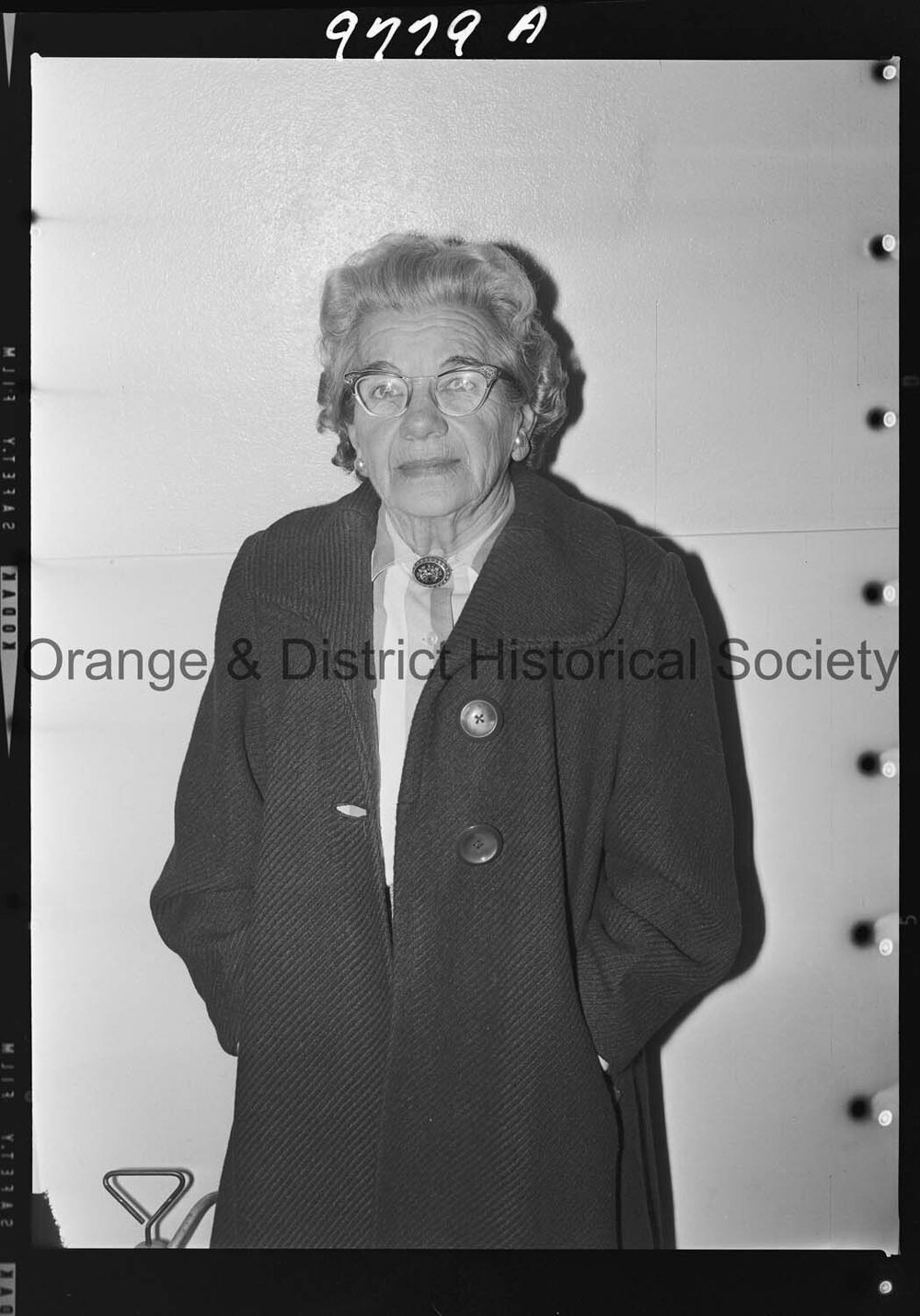 Passport photo Mrs Bellairs