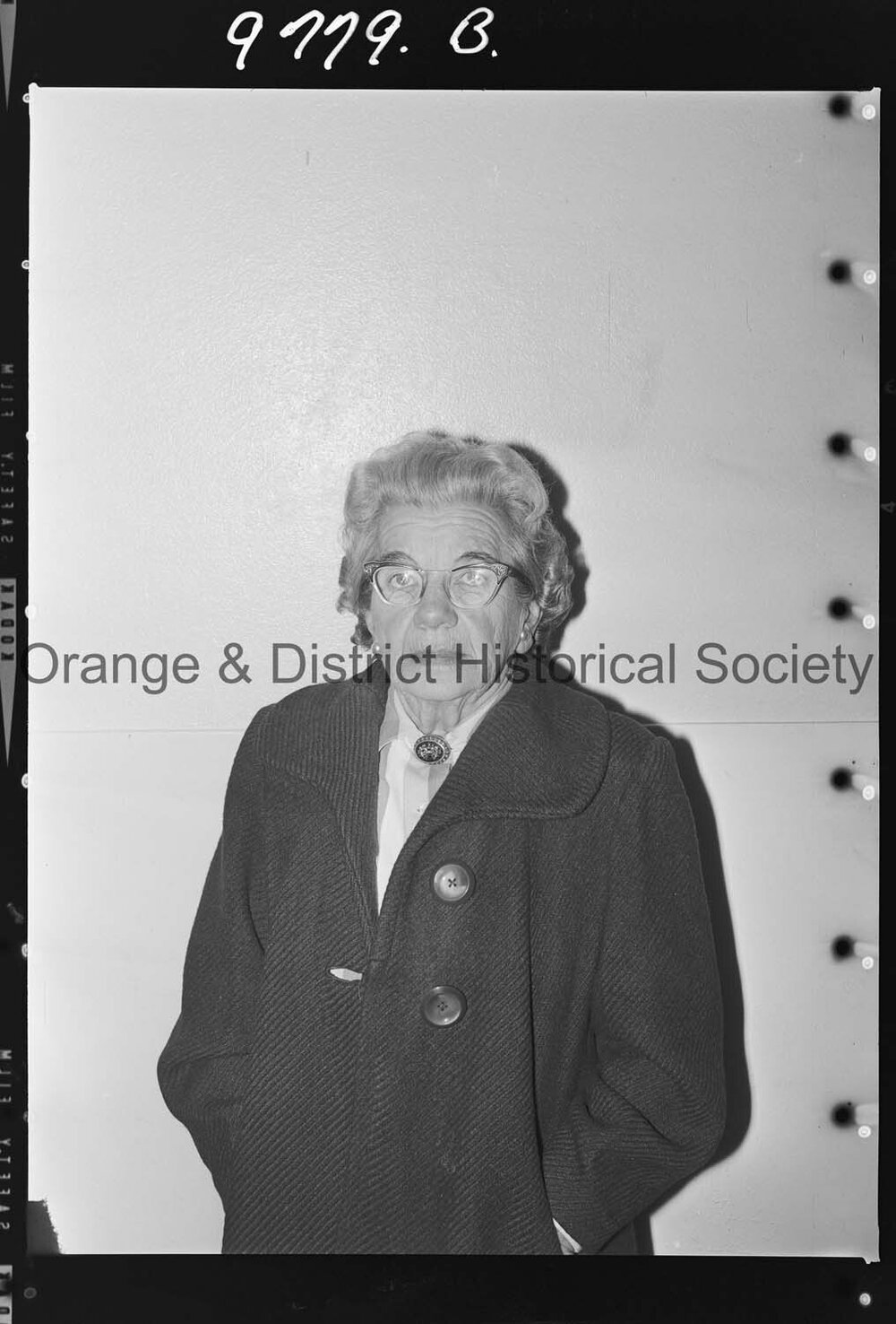 Passport photo Mrs Bellairs