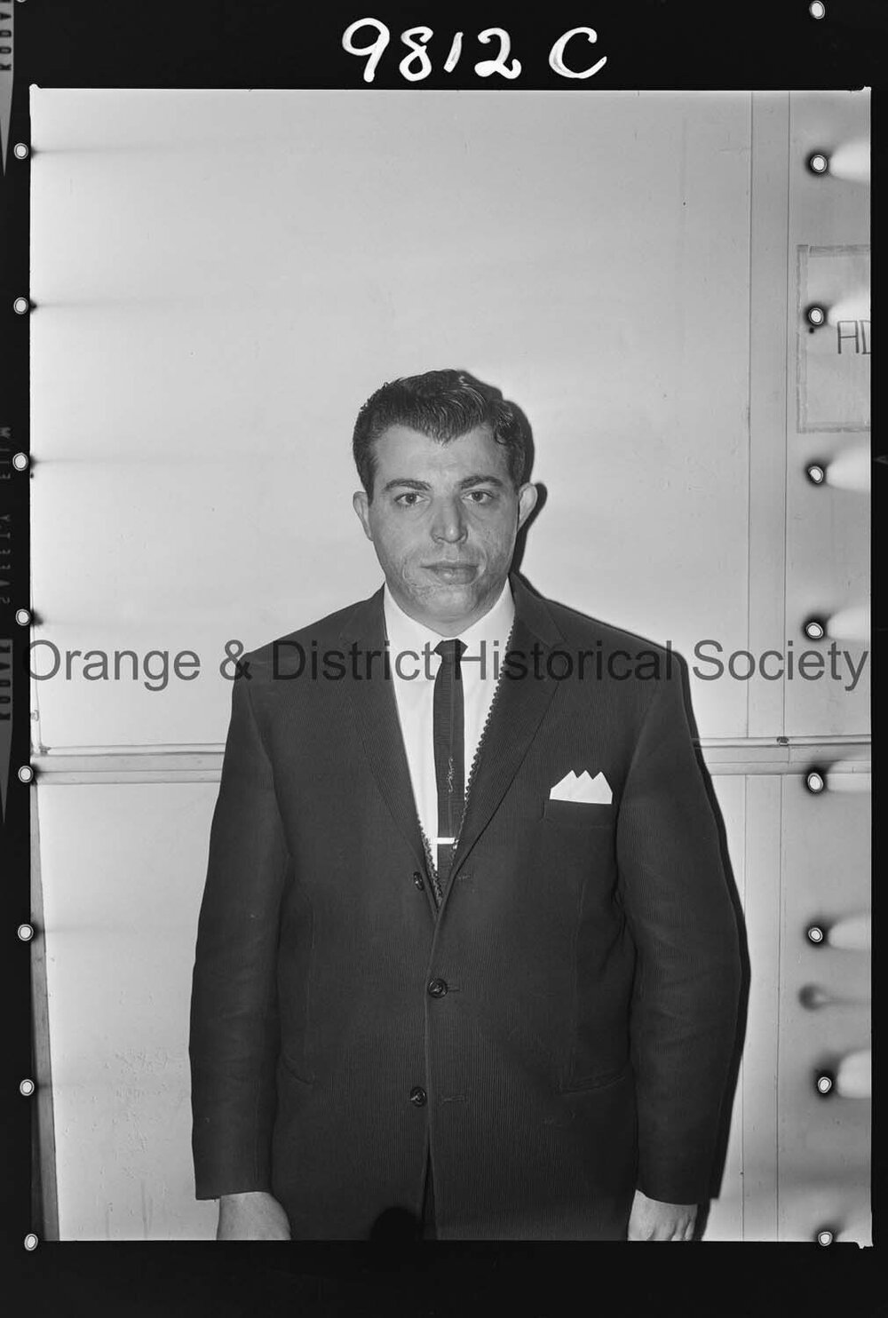 Passport photo Mr J Mitchell