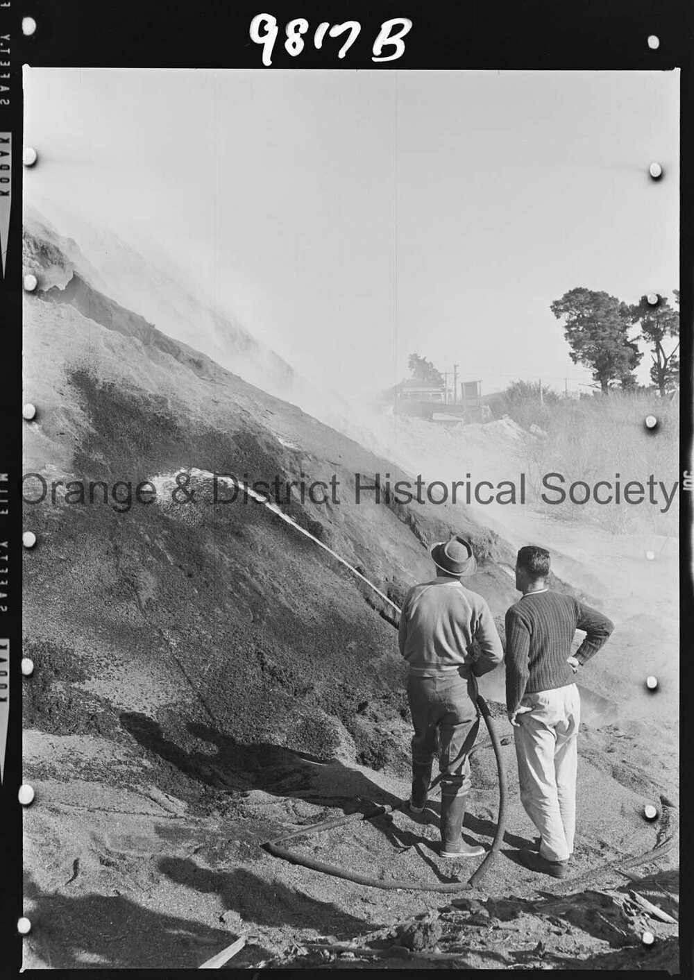 Fire at Wangarrie Sawmill