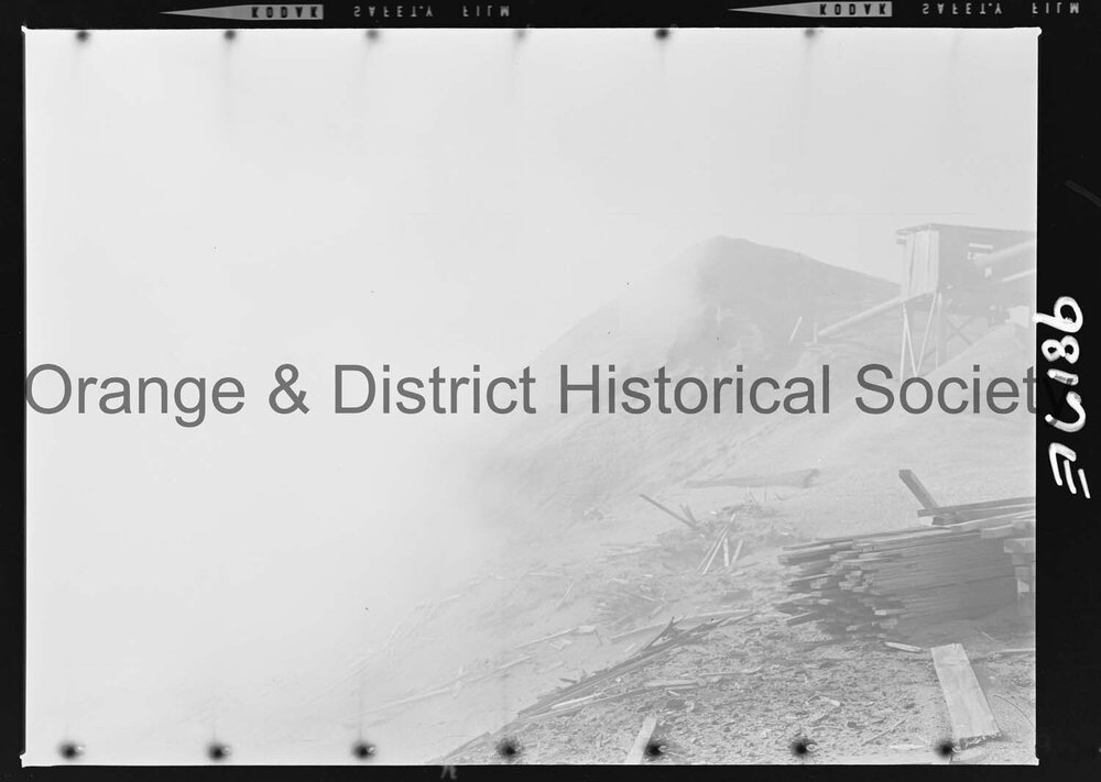 Fire at Wangarrie Sawmill