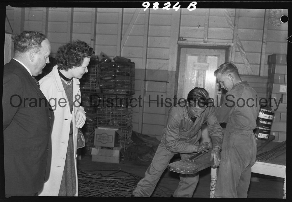 Sheltered workshop visitors