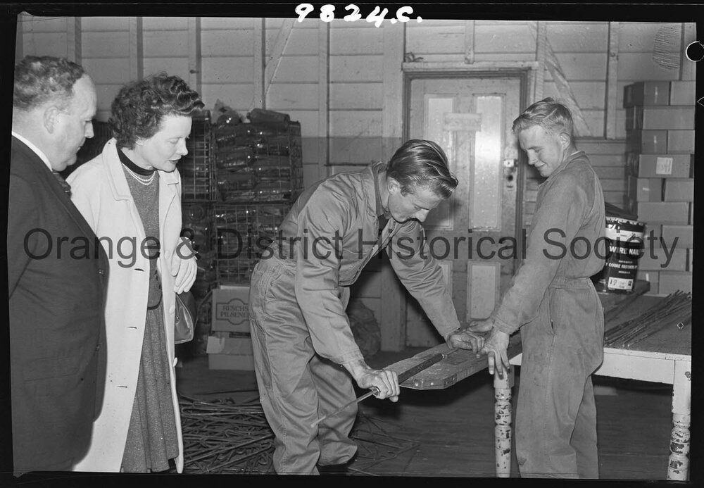 Sheltered workshop visitors