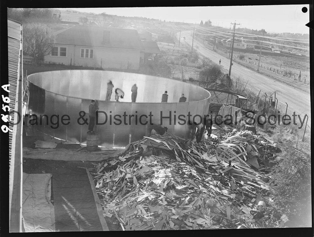 Steel tank completed