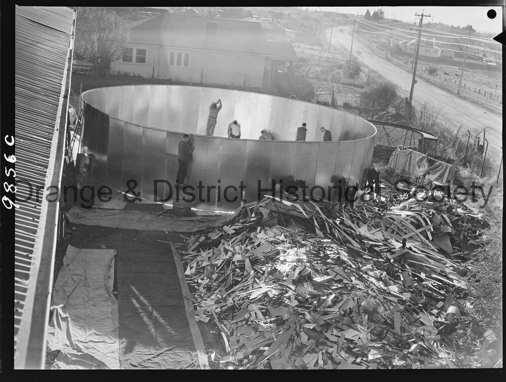 Steel tank completed