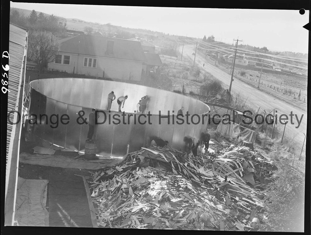 Steel tank completed