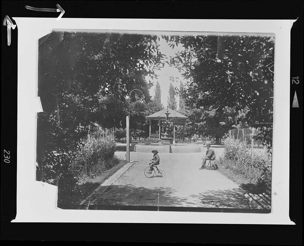 Cook Park fountain and rotunda