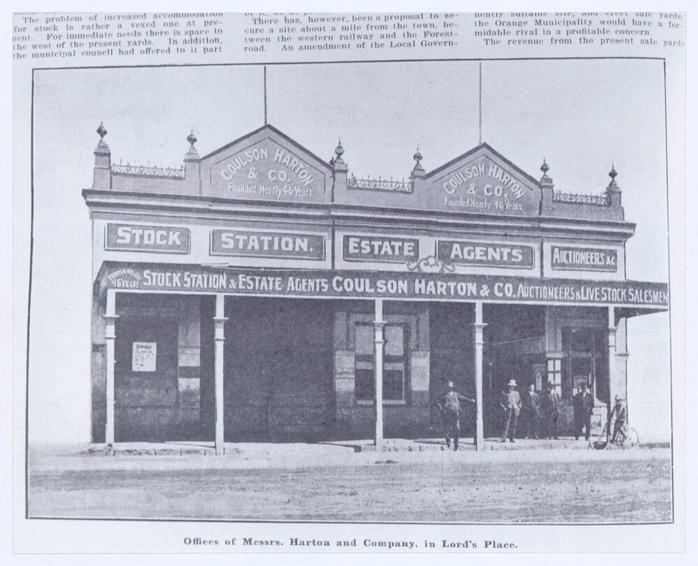 Coulson, Harton and Co, Orange