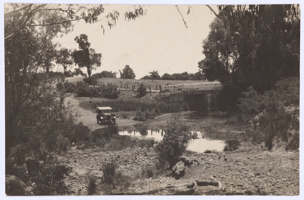 Pretty scene on a country road