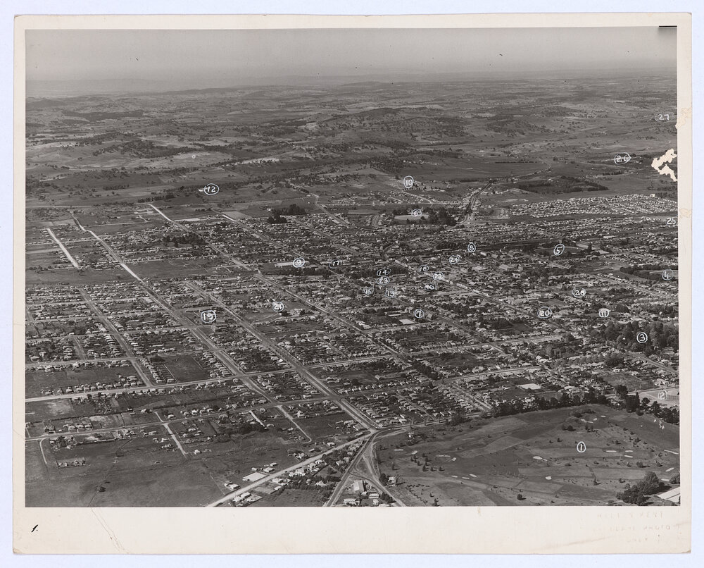 Aerial view of Orange