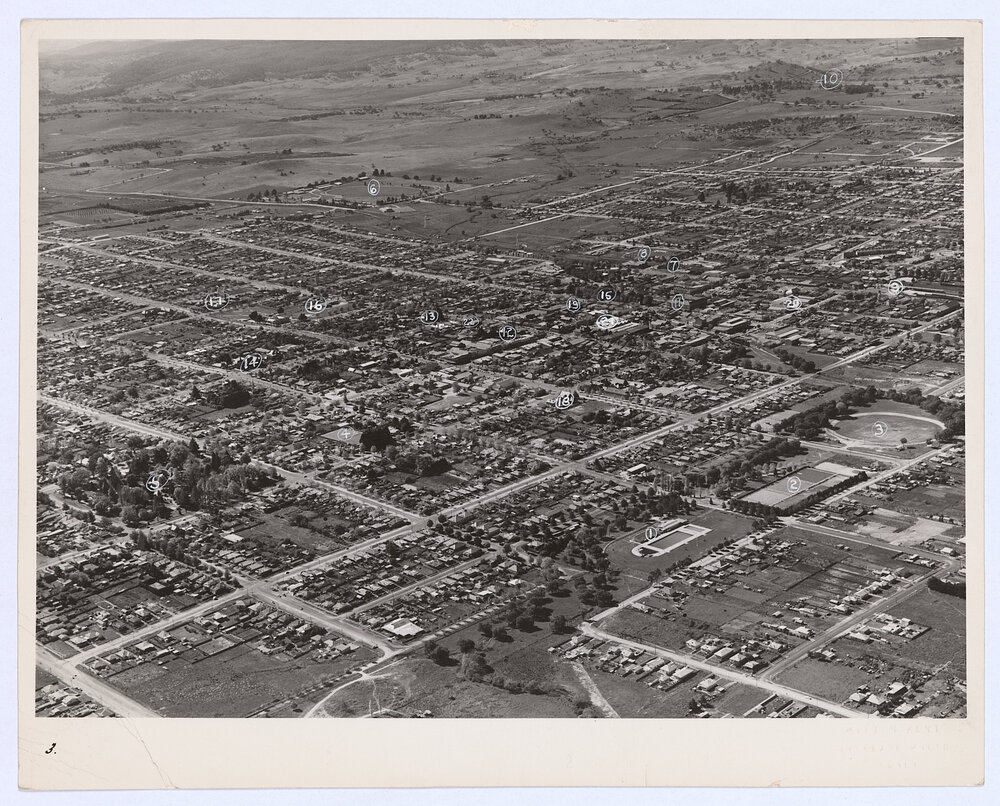 Aerial view of Orange