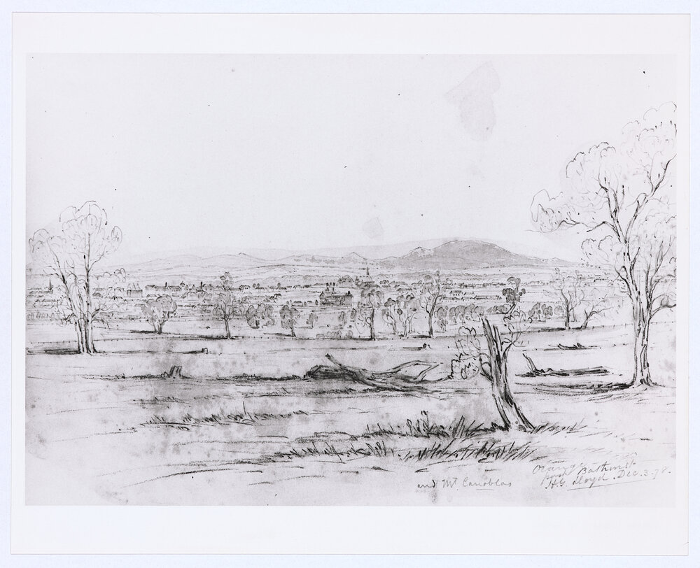 Orange and Mount Canobolas past Bathurst