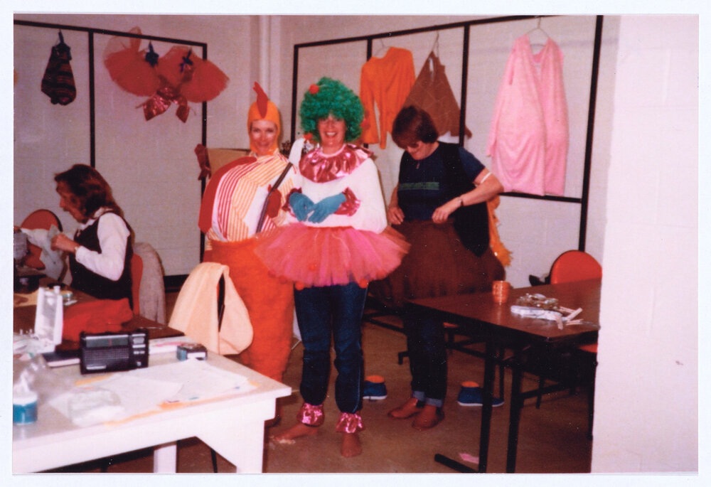 Orange Theatre Company sewing group