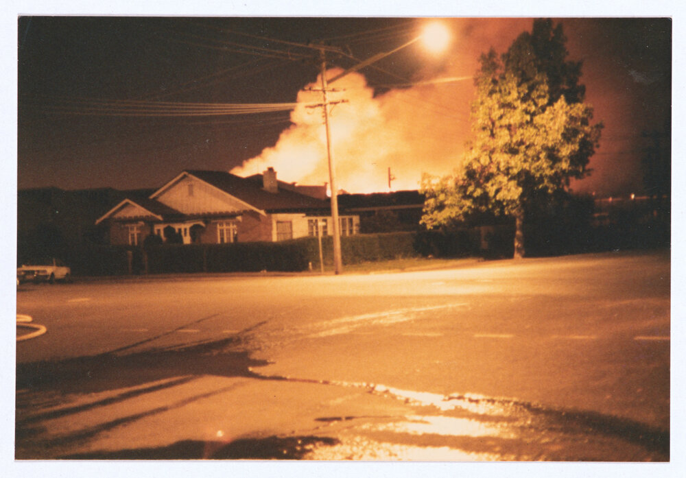 Macquarie Worsted Woollen Mills fire