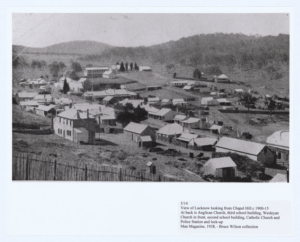 View of Lucknow from Chapel Hill c1900-1915