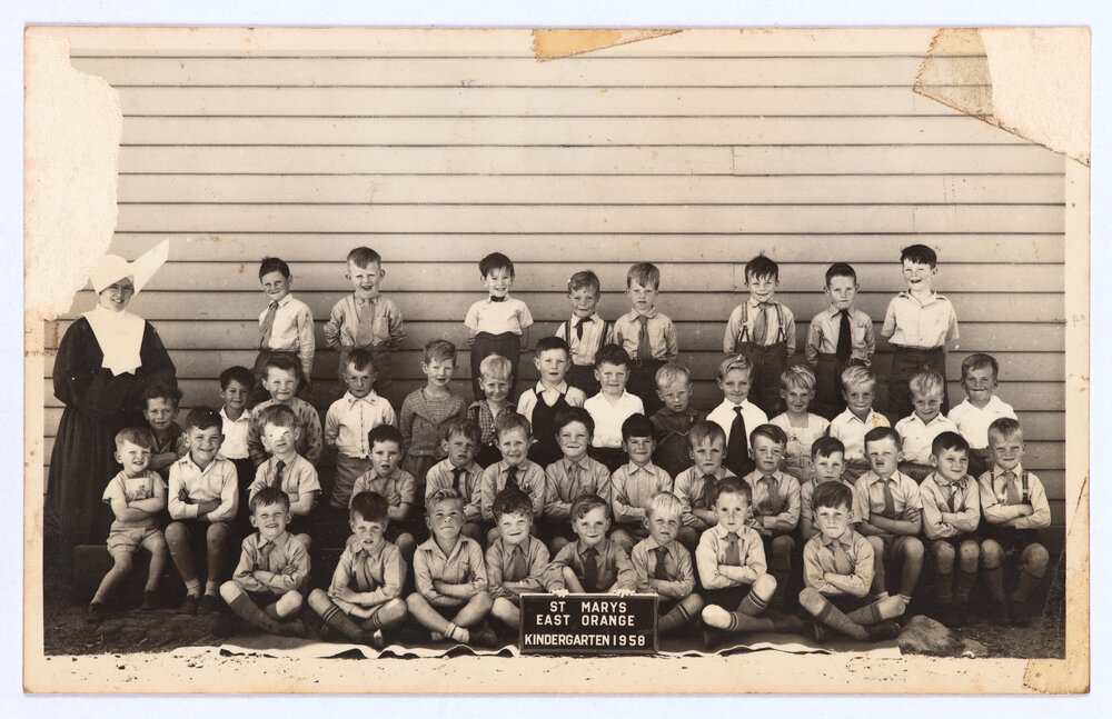 St Mary's East Orange, Kindergarten, 1958