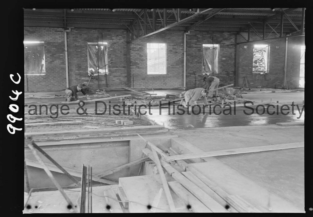 Progress on new CWD building