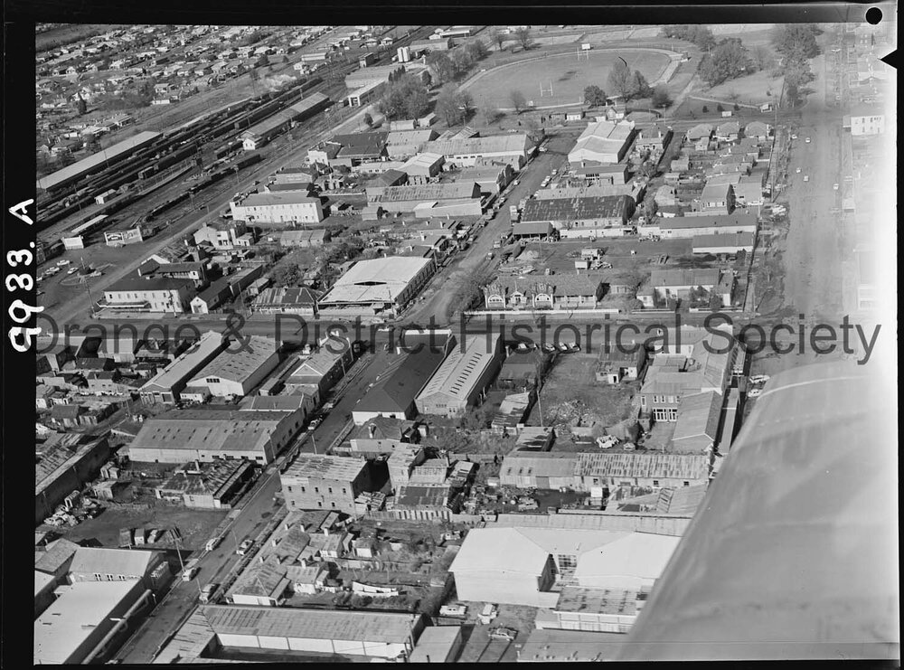 Aerial view of Orange
