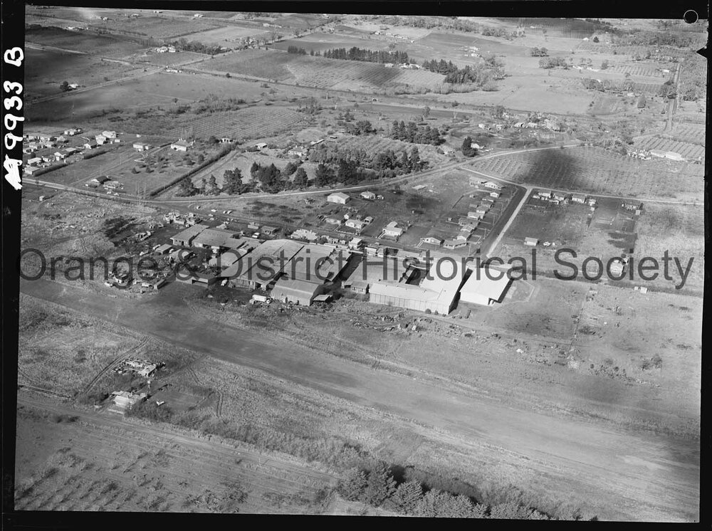 Aerial view of Barretts factory