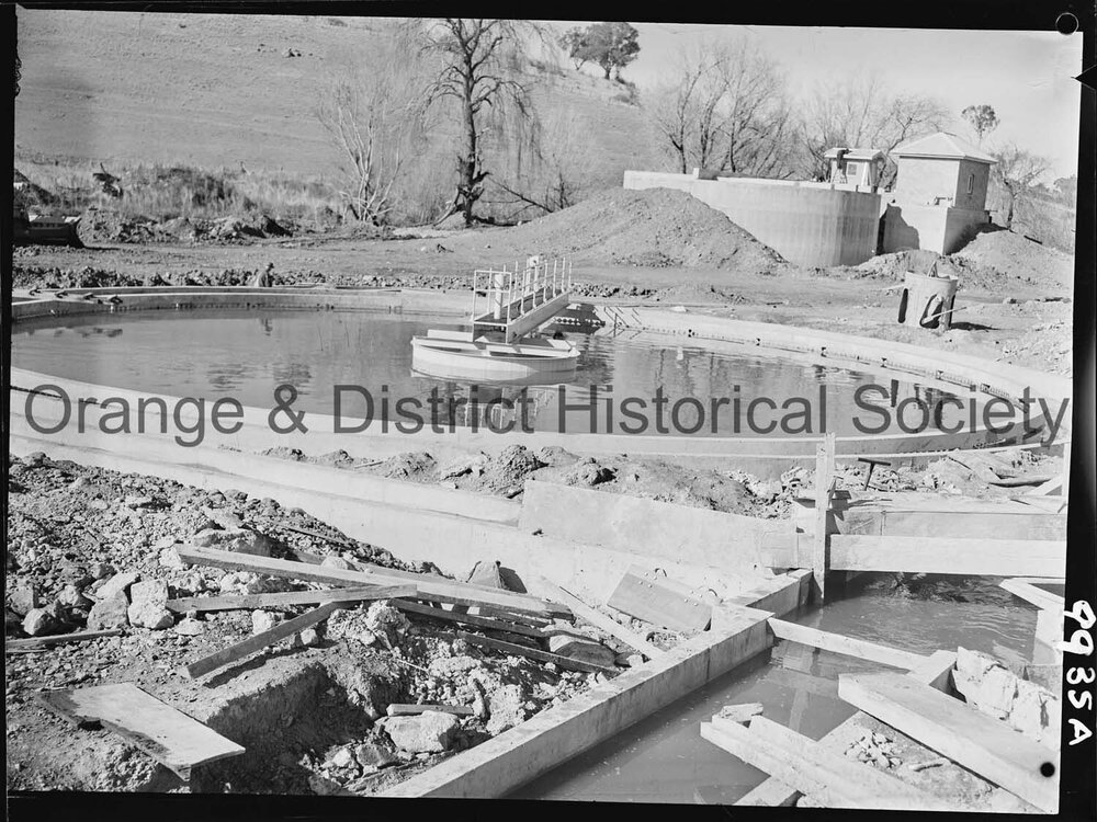 Treatment works progress shots