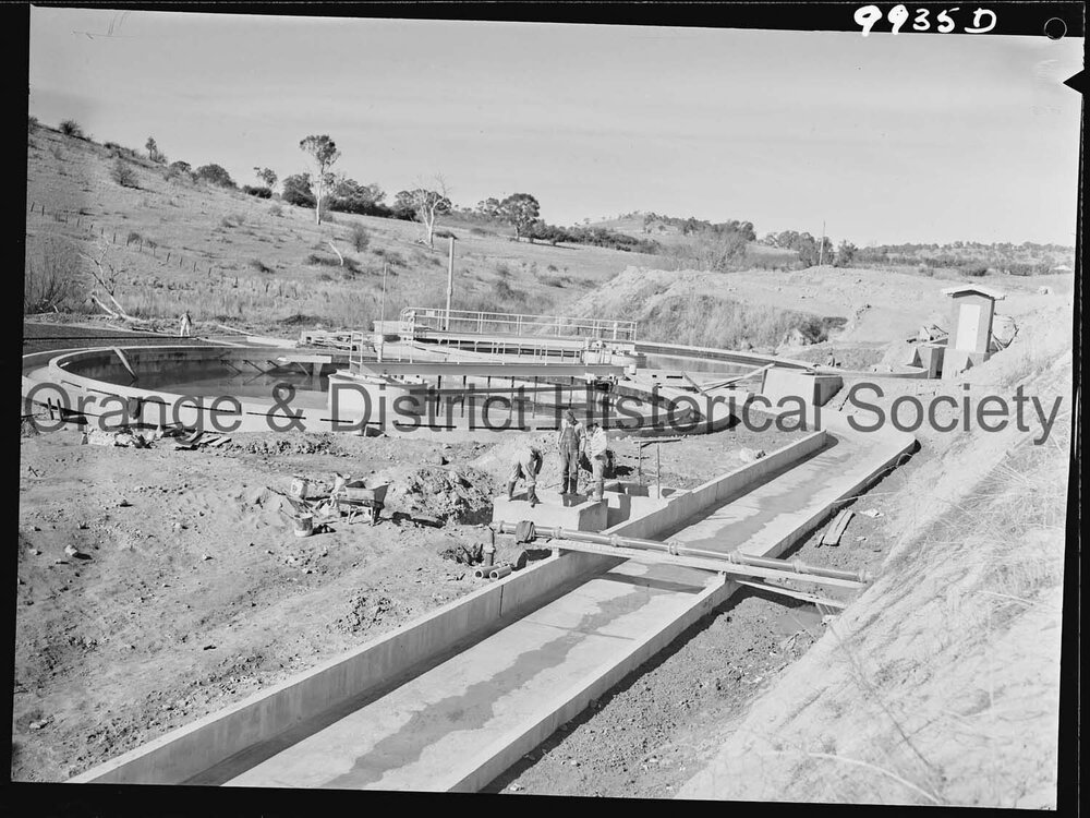 Treatment works progress shots