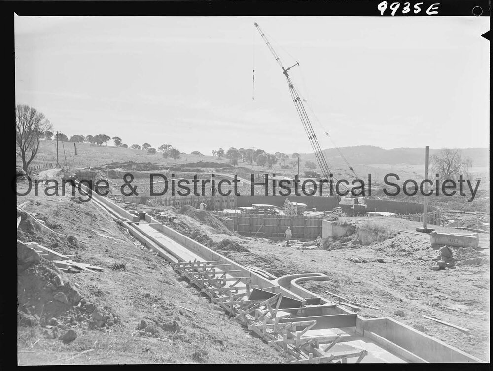 Treatment works progress shots