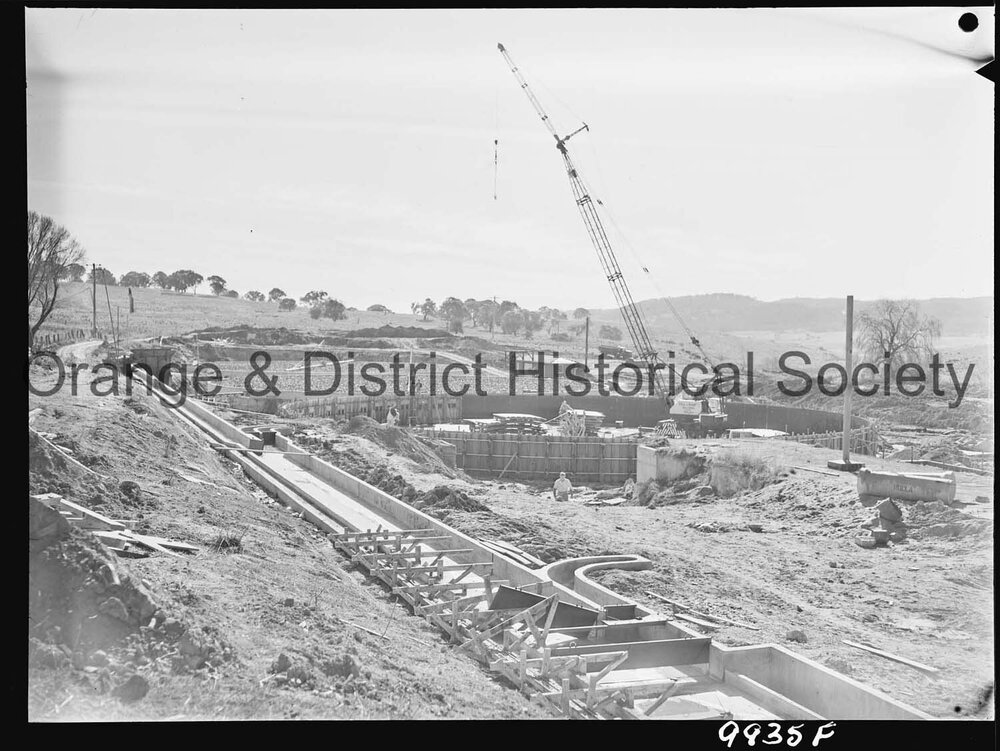 Treatment works progress shots