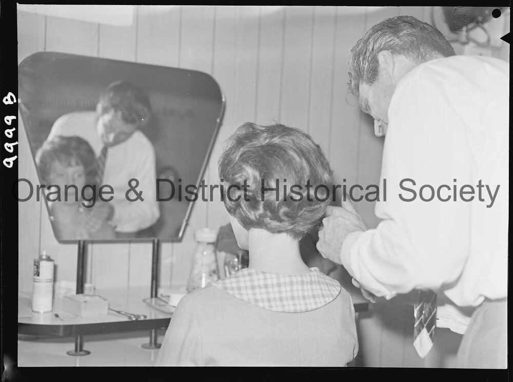 Hair stylist visits Orange