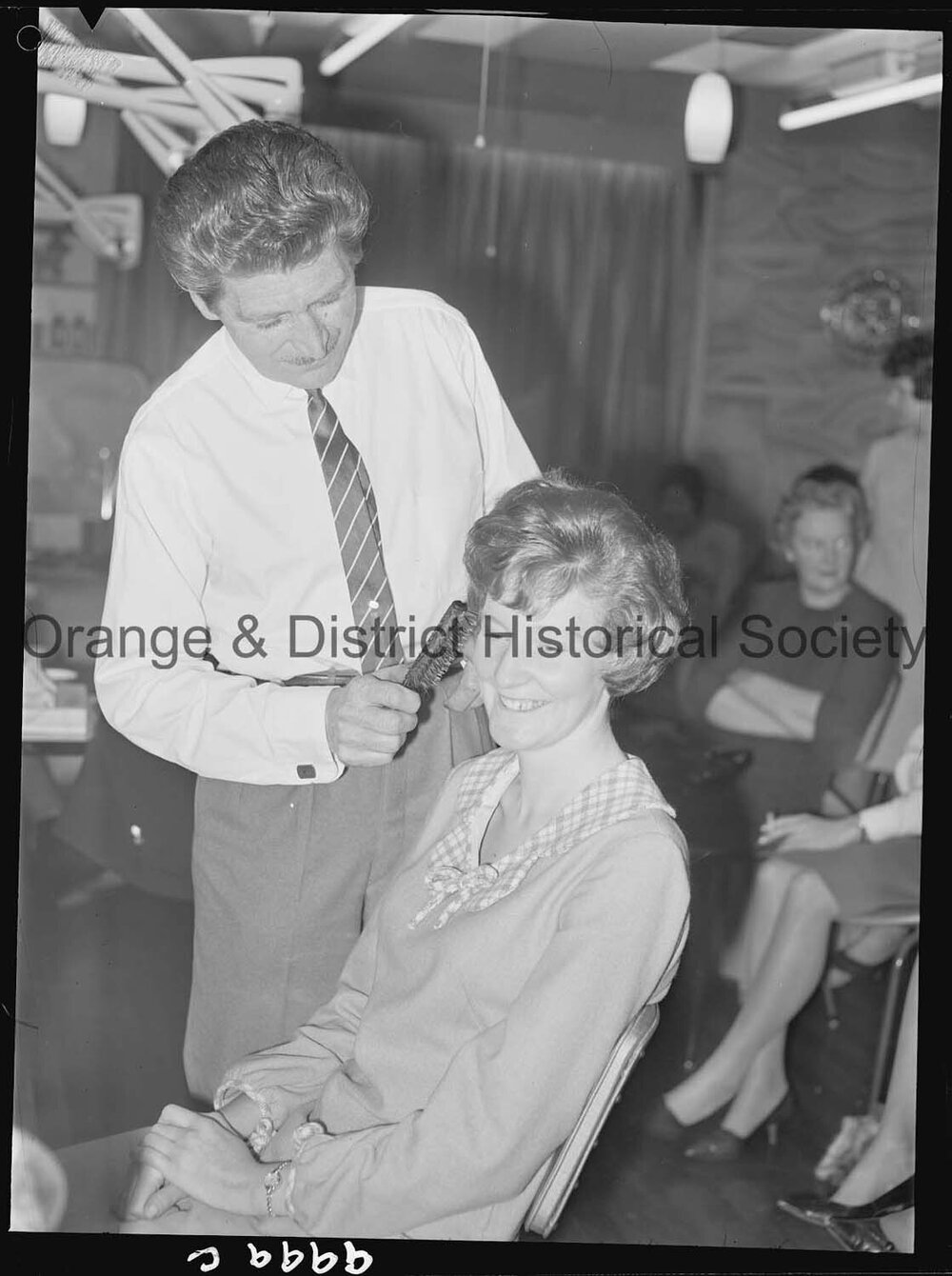 Hair stylist visits Orange