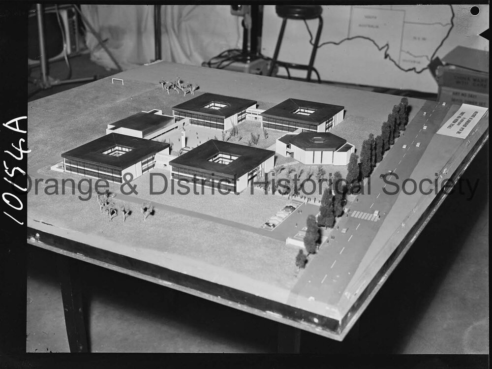 Model of proposed East Orange High School