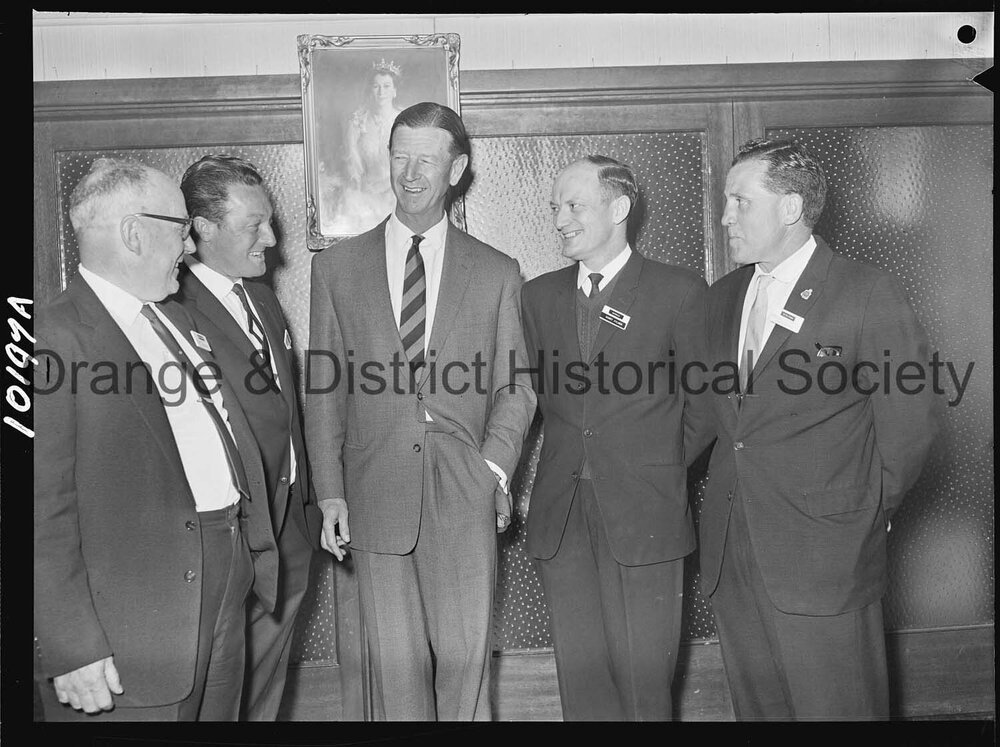 HMAS Voyager Captain's visit to Orange