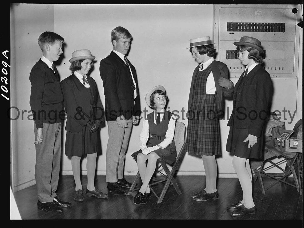 Students model proposed school uniforms