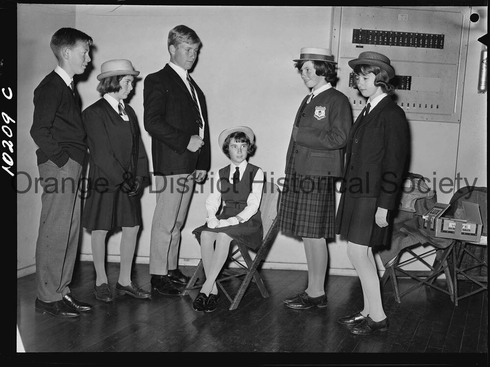 Students model proposed school uniforms