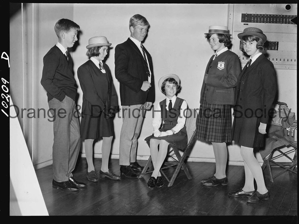 Students model proposed school uniforms