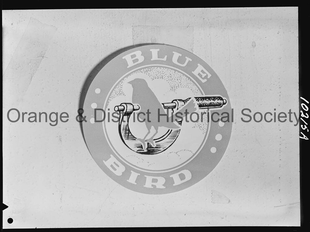 Blue bird emblem, copy for Jim Lovick