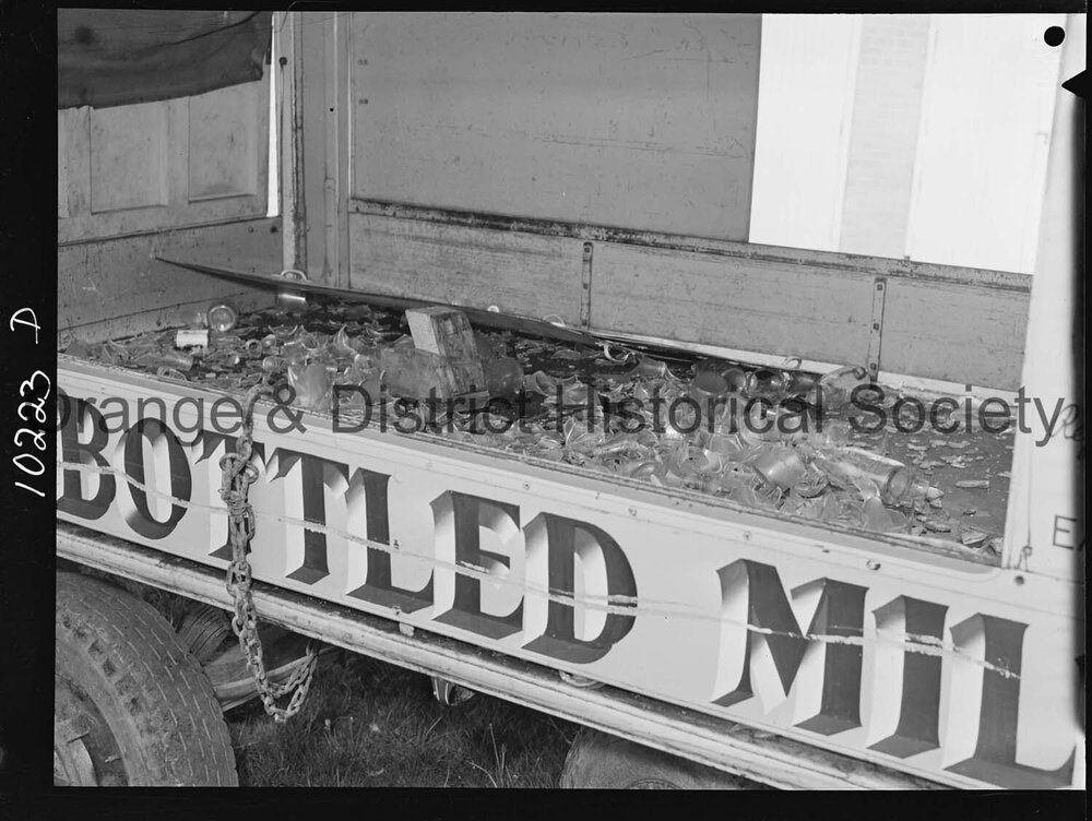 Youth killed as car, milk cart crash