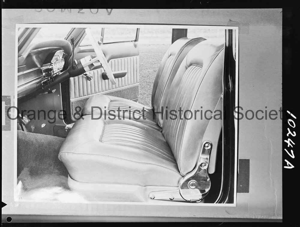 Copy, Ford Falcon interior, bucket seat