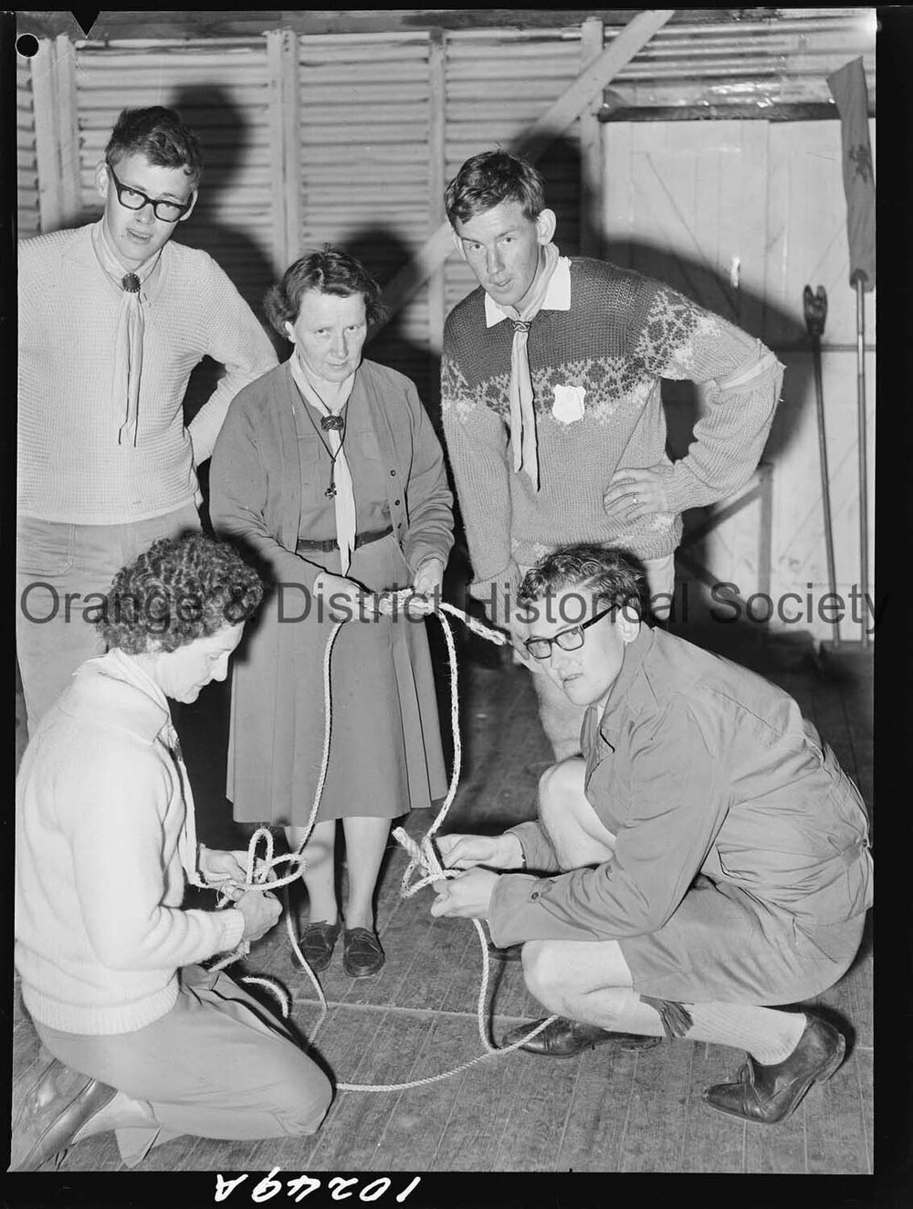 Scouters attended indoor training