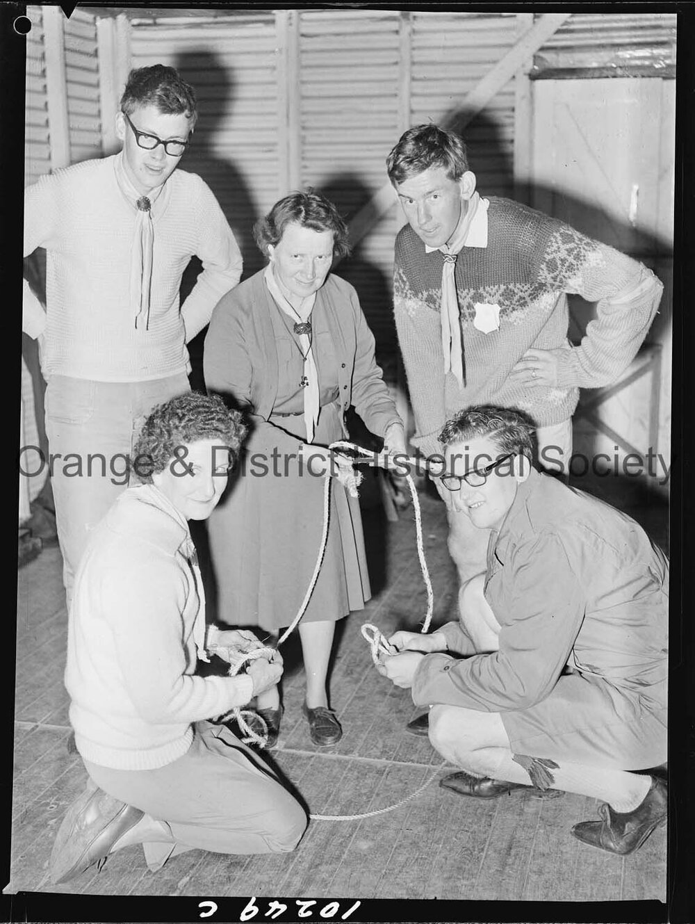 Scouters attended indoor training