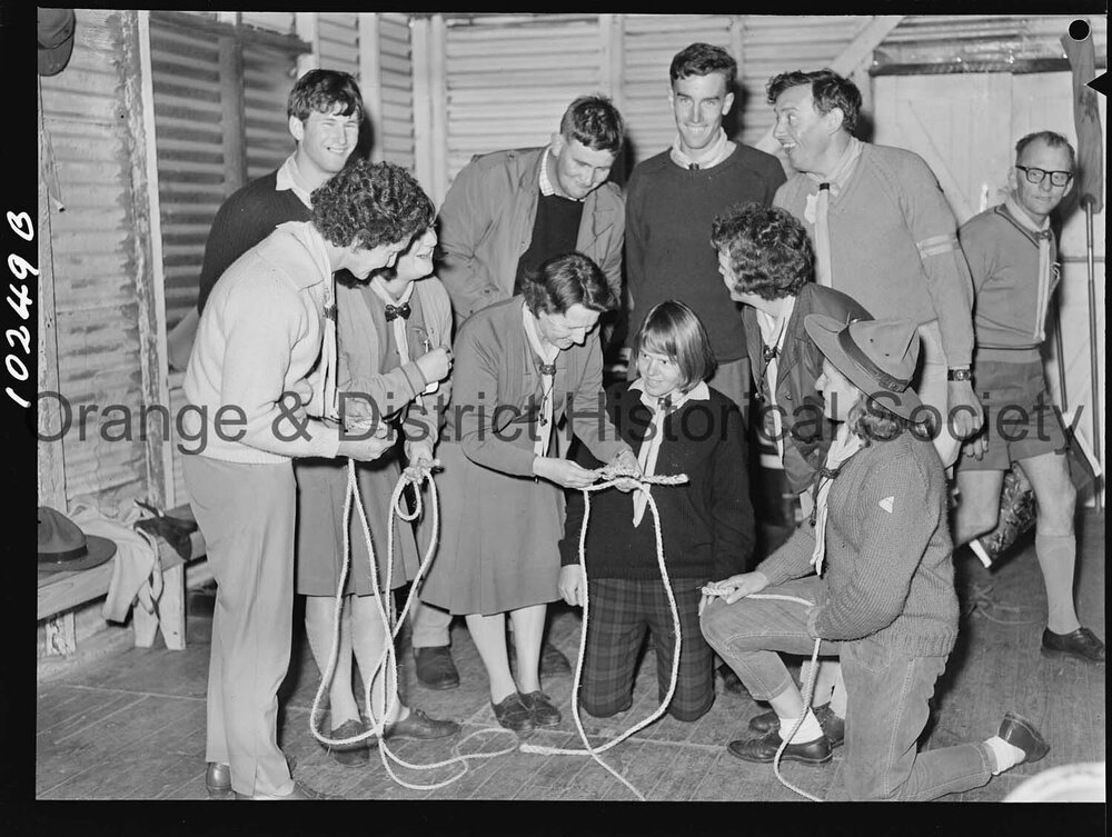 Scouters attended indoor training