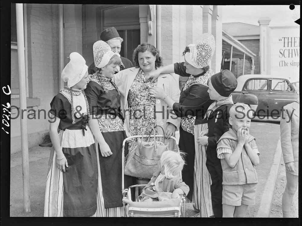 Visitors to the Black Tulip Farm
