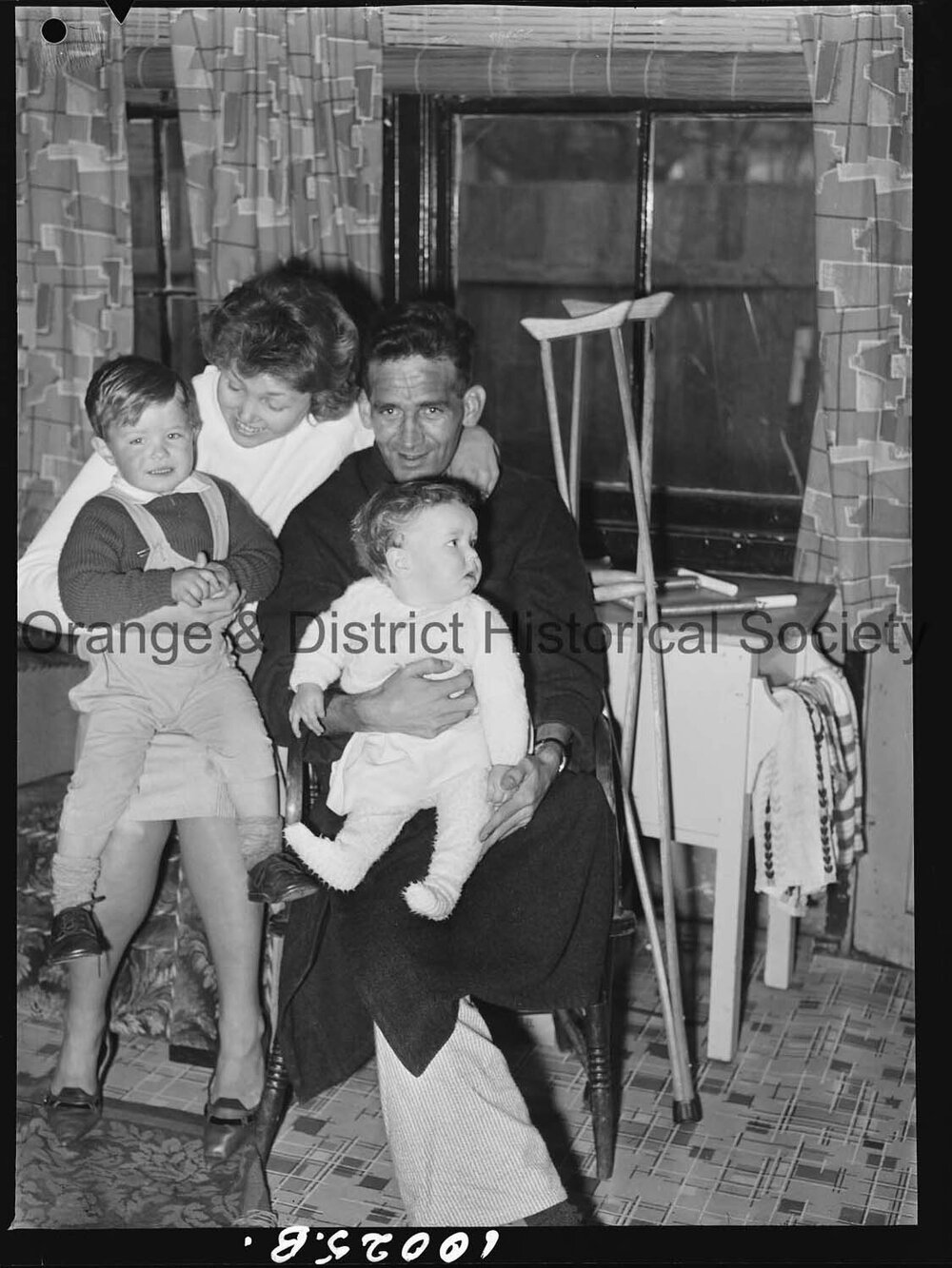 Rail accident victim