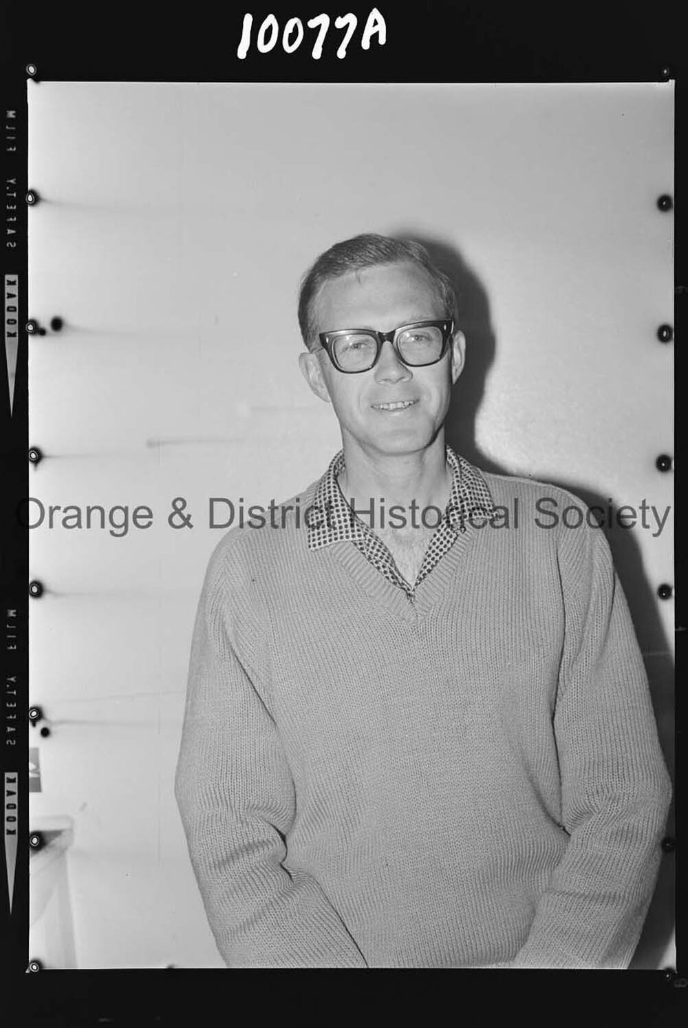 Passport photo Mr J K Hurley