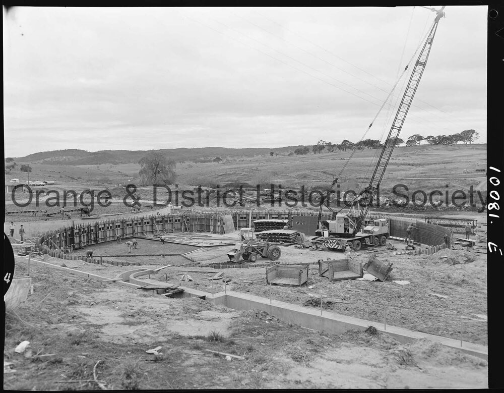 Treatment works progress shots