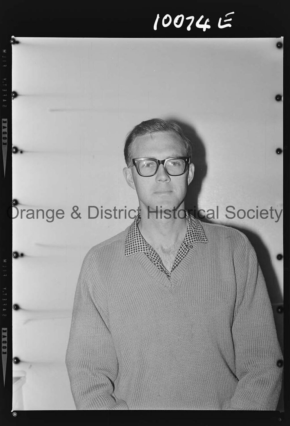 Passport photo Mr J K Hurley