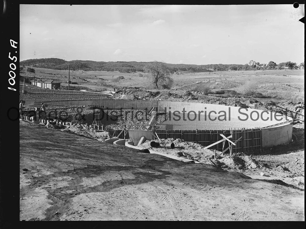 Treatment works progress shots